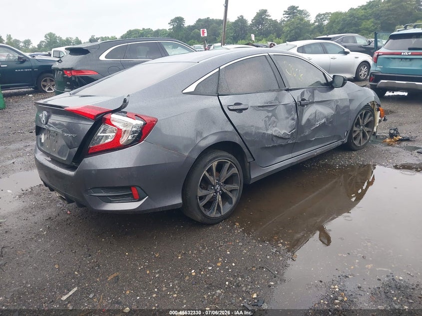 2019 HONDA CIVIC SEDAN 2.0L I-4 DOHC, VVT, 158HP