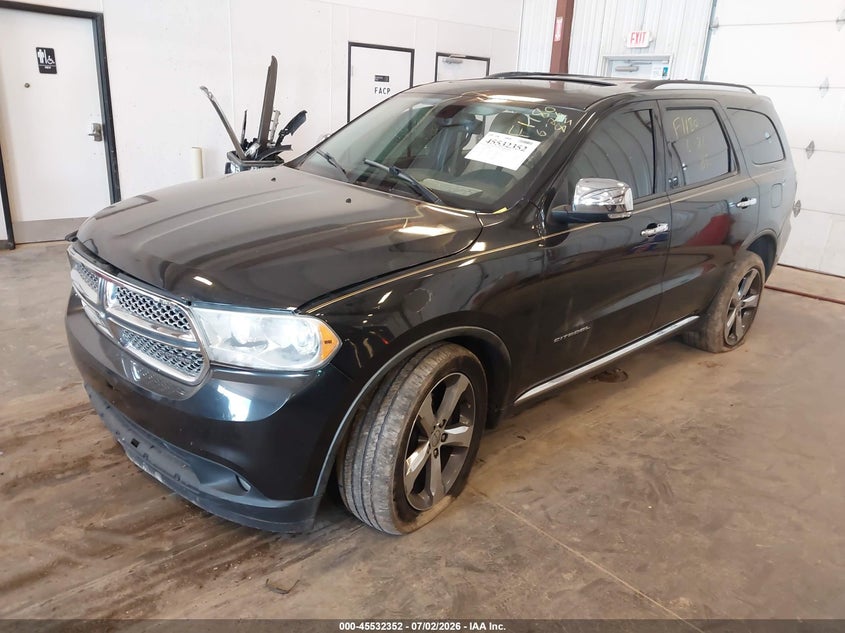 Vin: 1d4se5gt1bc613935, lot: 46030596, dodge durango citadel 20112
