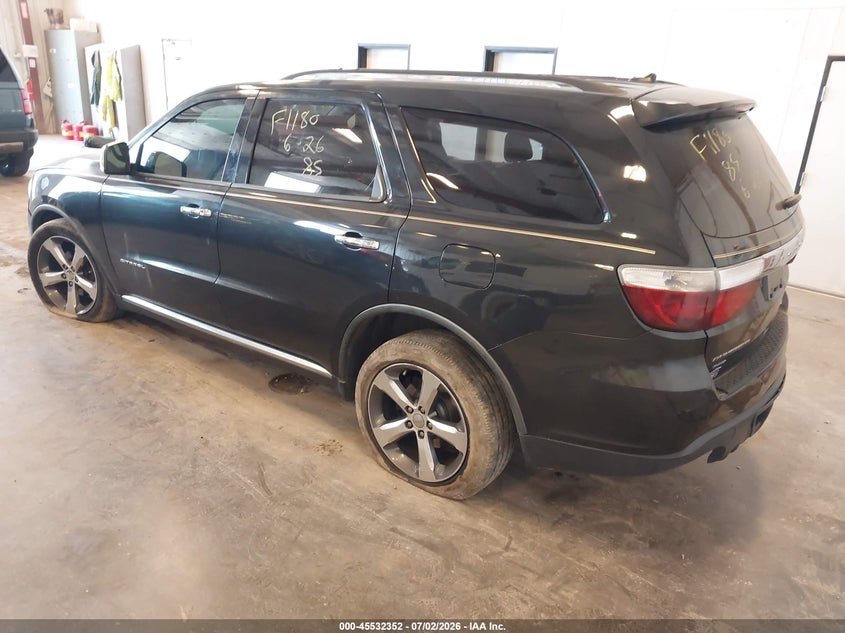 Vin: 1d4se5gt1bc613935, lot: 46030596, dodge durango citadel 20113
