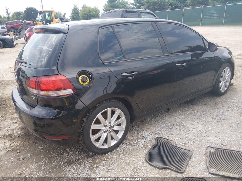 Vin: wvwdm7aj8bw293815, lot: 46030623, volkswagen golf tdi 4-door 20114