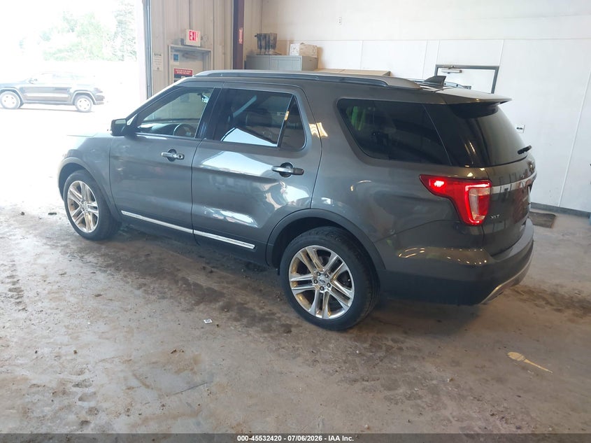 Vin: 1fm5k8d84ggb32951, lot: 46030664, ford explorer xlt 20163