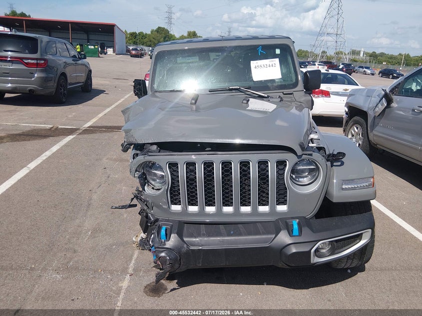 2022 Jeep Wrangler 4Xe Unlimited Sahara 4X4 VIN: 1C4JJXP63NW198565 Lot: 45532442