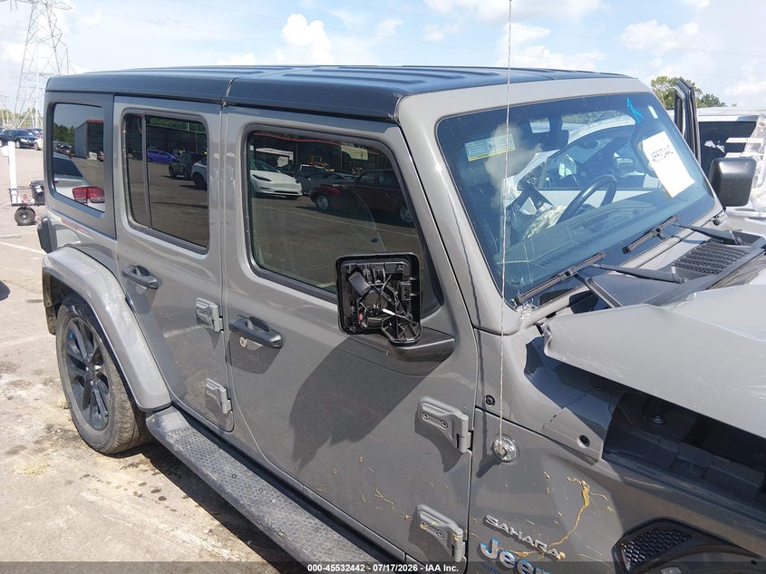 2022 Jeep Wrangler 4Xe Unlimited Sahara 4X4 VIN: 1C4JJXP63NW198565 Lot: 45532442