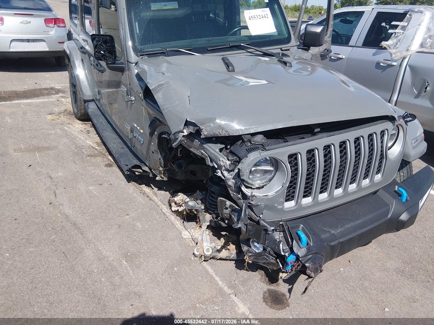 2022 Jeep Wrangler 4Xe Unlimited Sahara 4X4 VIN: 1C4JJXP63NW198565 Lot: 45532442