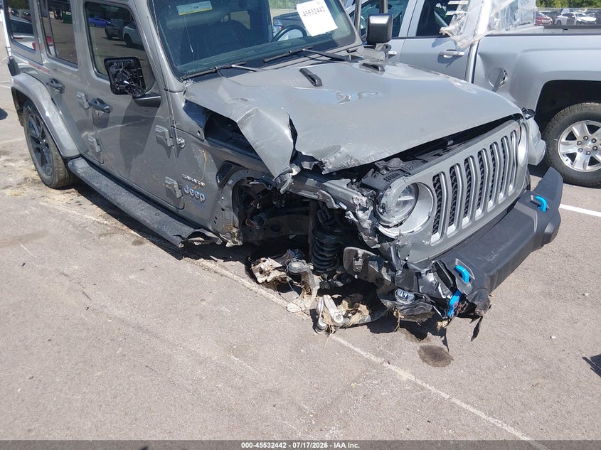 2022 Jeep Wrangler 4Xe Unlimited Sahara 4X4 VIN: 1C4JJXP63NW198565 Lot: 45532442