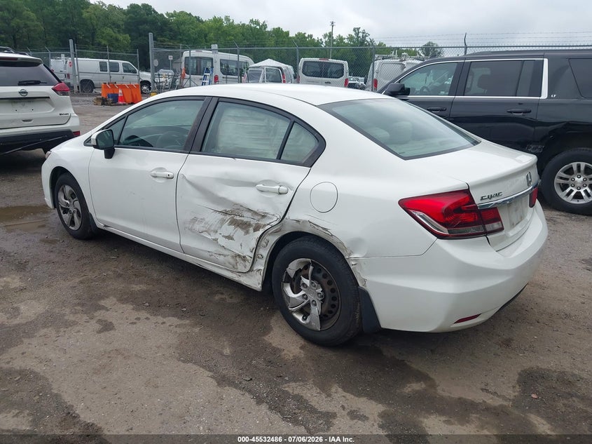 2015 HONDA CIVIC auction photo 3