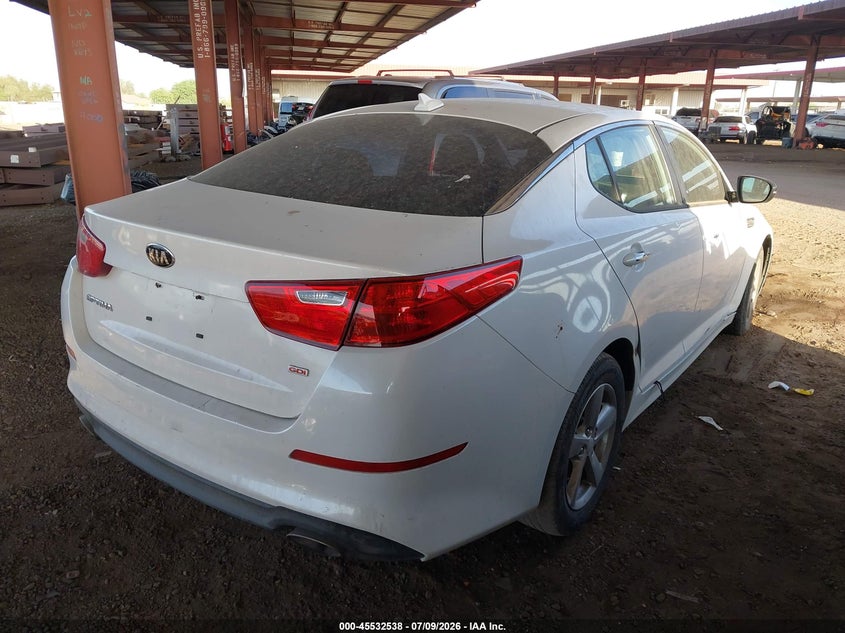 Vin: knagm4a73f5650035, lot: 46030783, kia optima lx 20154