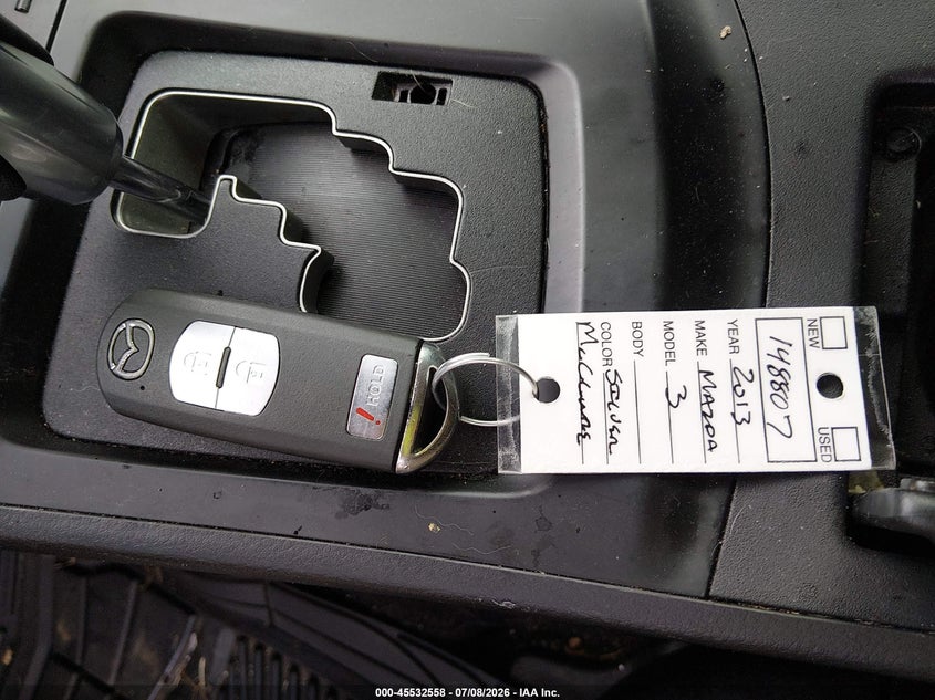 2013 MAZDA 3 HATCHBACK 2.0L I-4 DI, DOHC, VVT, 155HP