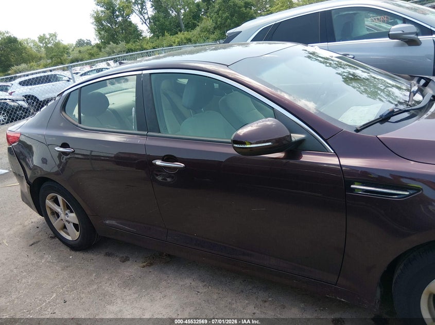 2014 KIA OPTIMA SEDAN 2.4L I-4 DI, DOHC, VVT, 192HP