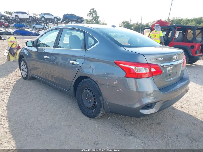 2017 NISSAN SENTRA auction photo 3