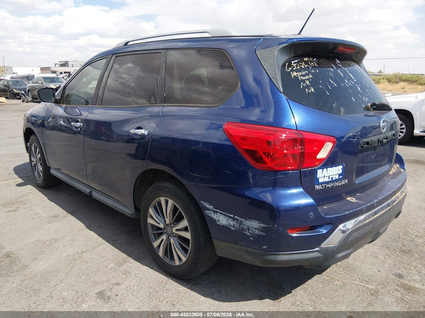 Vin: 5n1dr2mn5jc640077, lot: 46030849, nissan pathfinder sv 20183