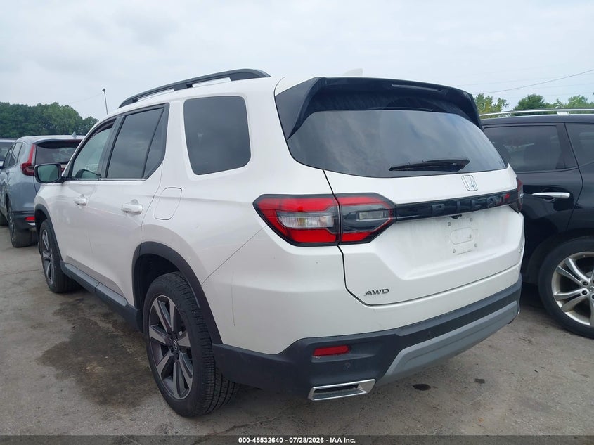 Vin: 5fnyg1h81sb035889, lot: 46030884, honda pilot elite 20253