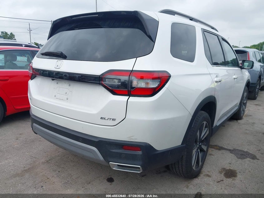 Vin: 5fnyg1h81sb035889, lot: 46030884, honda pilot elite 20254