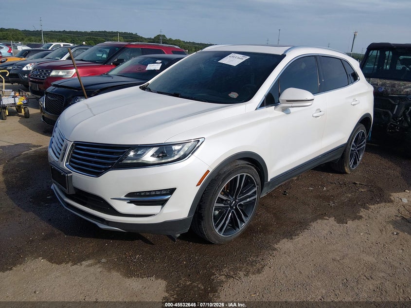 Vin: 5lmtj3dh2hul69595, lot: 46030890, lincoln mkc reserve 20172