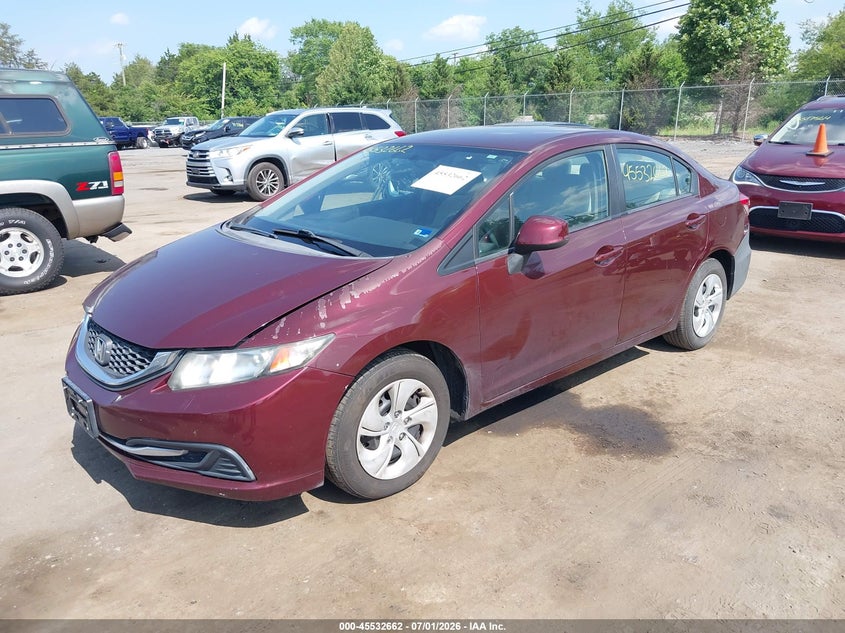 2013 HONDA CIVIC auction photo 2