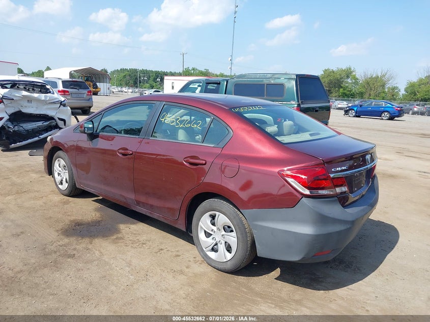 2013 HONDA CIVIC auction photo 3