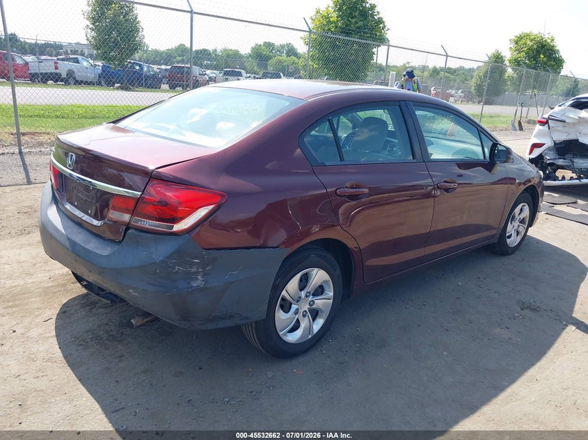 2013 HONDA CIVIC auction photo 4