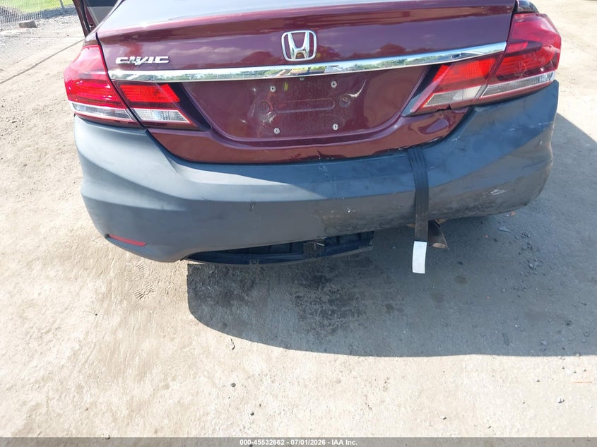 2013 HONDA CIVIC auction photo 6