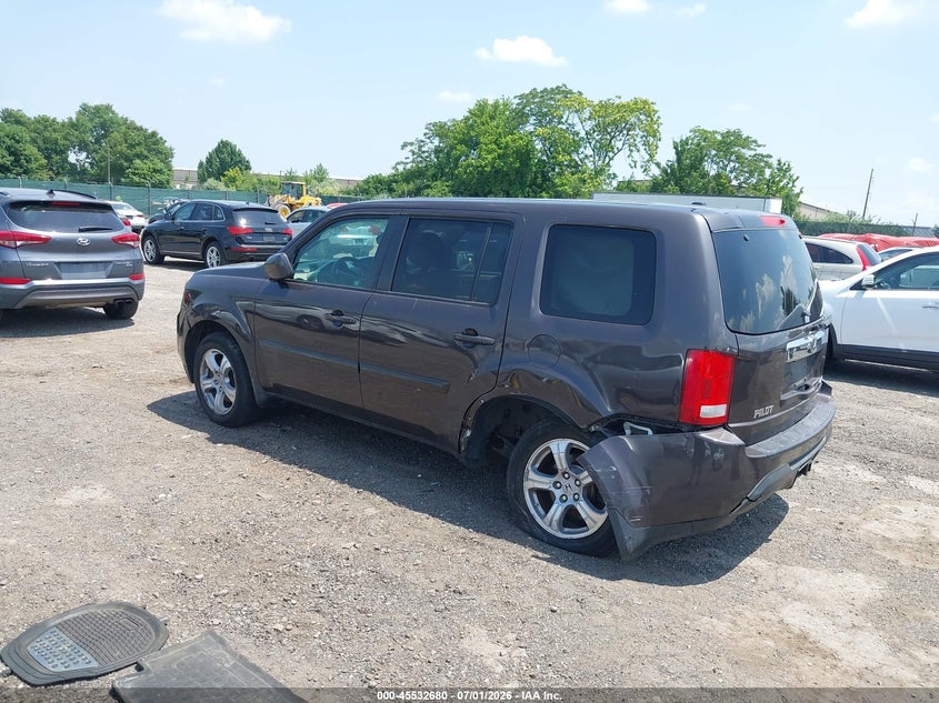 Vin: 5fnyf4h53cb017096, lot: 46030924, honda pilot ex-l 20123