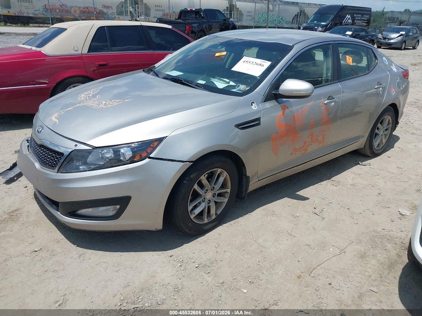 Vin: knagm4a75d5307675, lot: 46030930, kia optima lx 20132