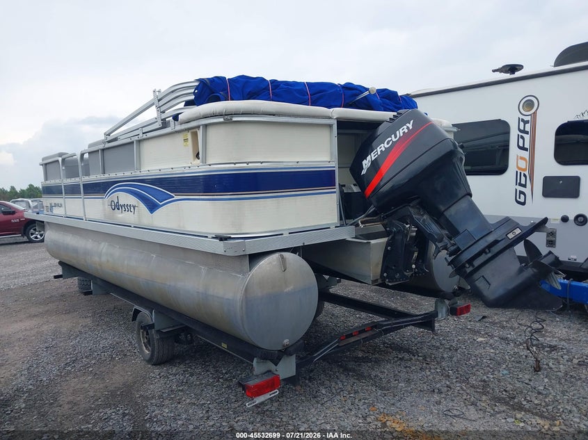 2002 ODYSSEY PONTOON BOAT auction photo 4