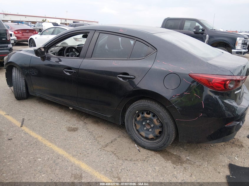 Vin: 3mzbm1t70gm316398, lot: 46030954, mazda mazda3 i sport 20163