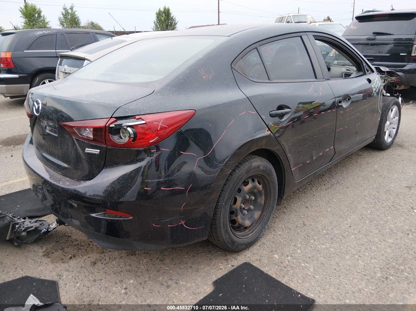 Vin: 3mzbm1t70gm316398, lot: 46030954, mazda mazda3 i sport 20164