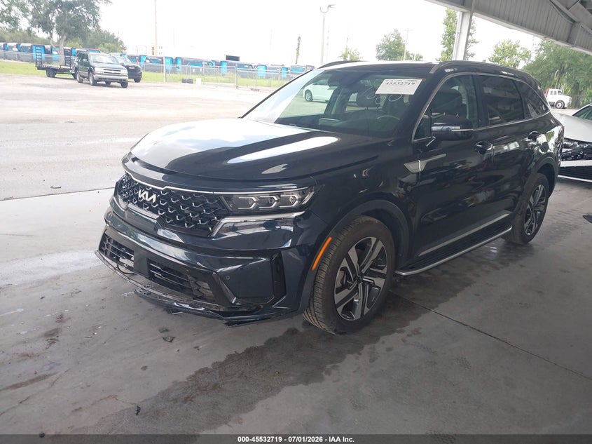 Vin: kndrjdlh2n5111060, lot: 46030963, kia sorento plug-in hybrid sx 20222