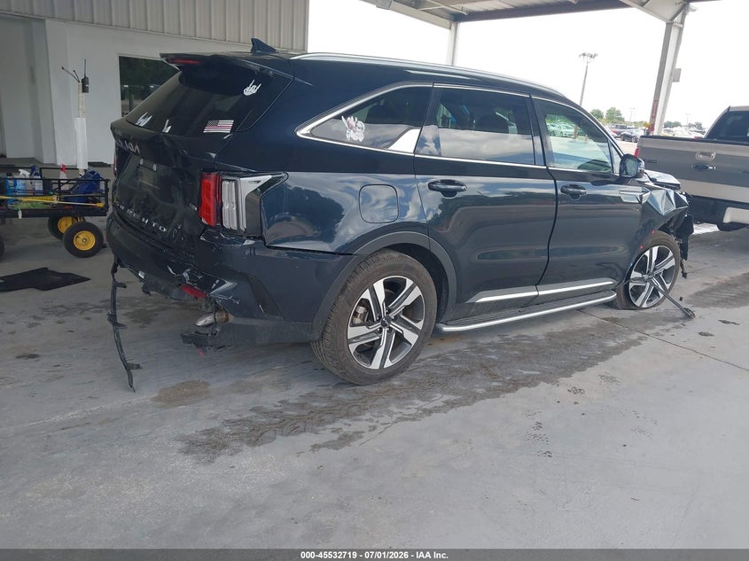 Vin: kndrjdlh2n5111060, lot: 46030963, kia sorento plug-in hybrid sx 20224