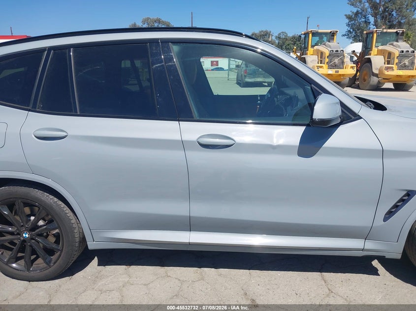 2022 BMW X3 SPORT UTILITY VEHICLE 2.0L I-4 DI, DOHC, VVT, TURBO, 248HP