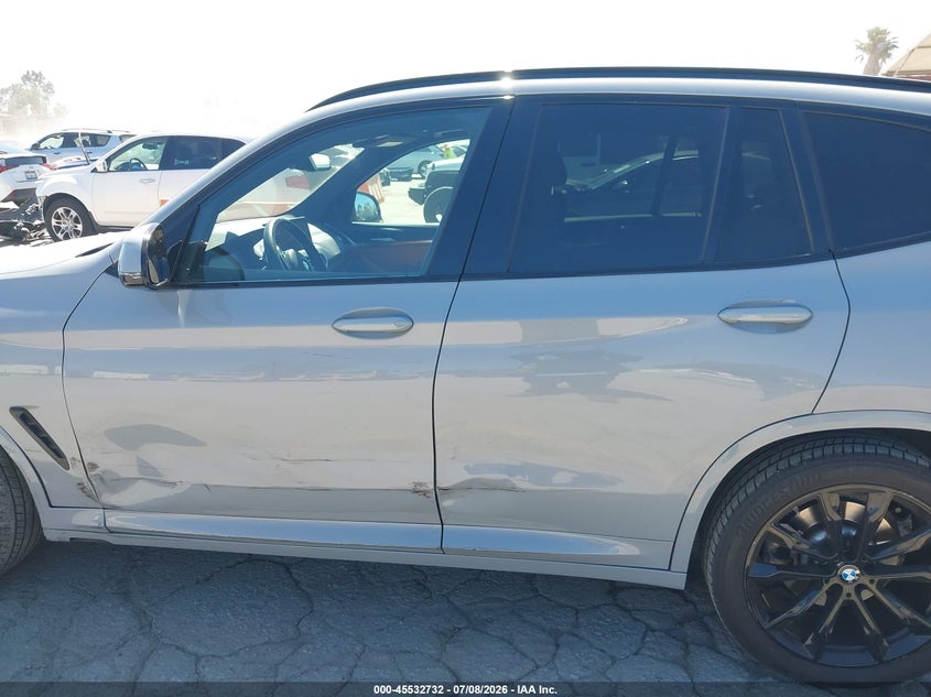 2022 BMW X3 SPORT UTILITY VEHICLE 2.0L I-4 DI, DOHC, VVT, TURBO, 248HP