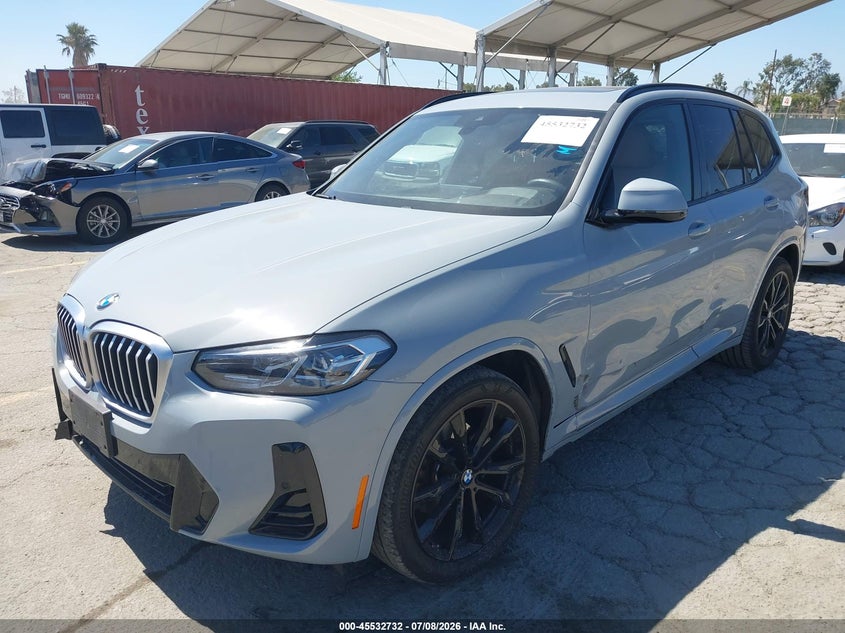 2022 BMW X3 SPORT UTILITY VEHICLE 2.0L I-4 DI, DOHC, VVT, TURBO, 248HP