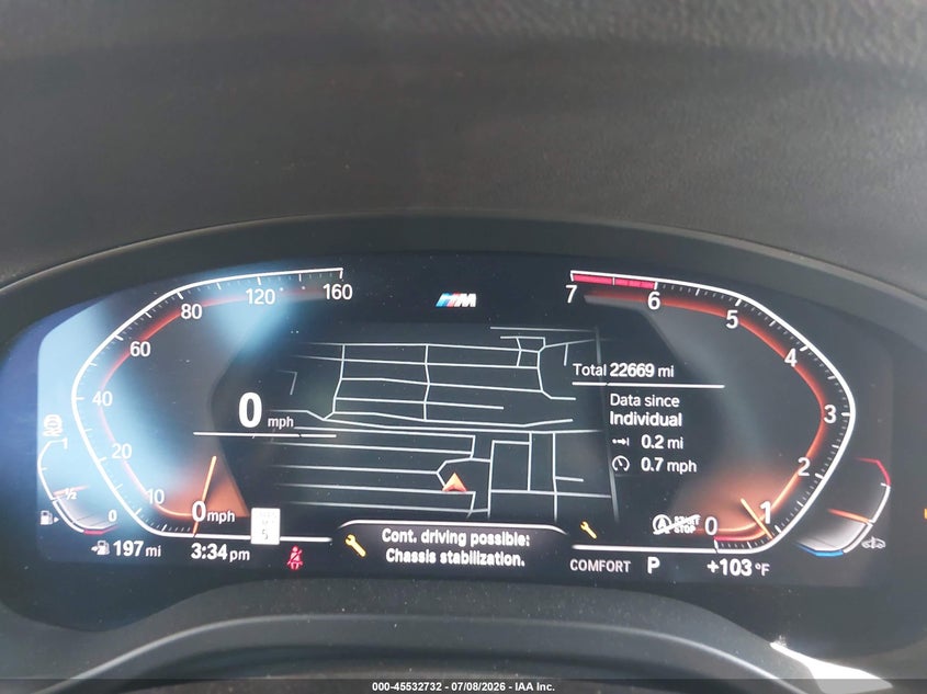 2022 BMW X3 SPORT UTILITY VEHICLE 2.0L I-4 DI, DOHC, VVT, TURBO, 248HP