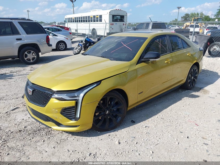 Vin: 1g6dh5rl2r0128678, lot: 46030996, cadillac ct4-v v-series 20242