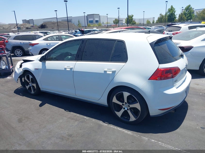 2017 Volkswagen Golf Gti Autobahn 4-Door/S 4-Door/Se 4-Door/Sport 4-Door VIN: 3VW4T7AU2HM066980 Lot: 45532772