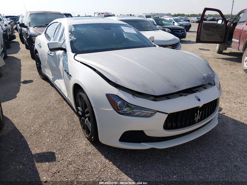 2016 Maserati Ghibli, Перёд, IAAI, VIN ZAM57XSA2G1190772
