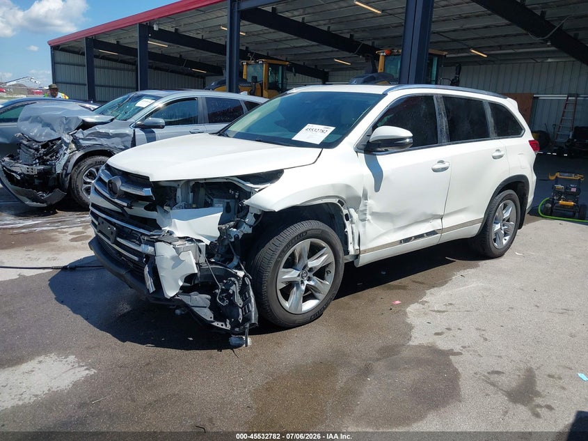 2019 Toyota Highlander, Лівий бік, IAAI, VIN 5TDDZRFHXKS722357 — фото 2