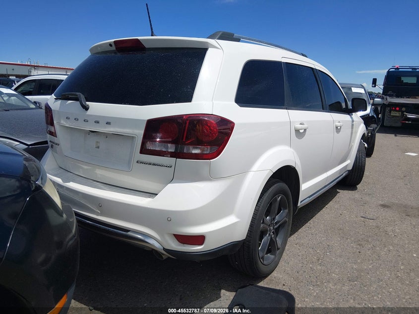 Vin: 3c4pddggxjt477813, lot: 46031031, dodge journey crossroad awd 20184