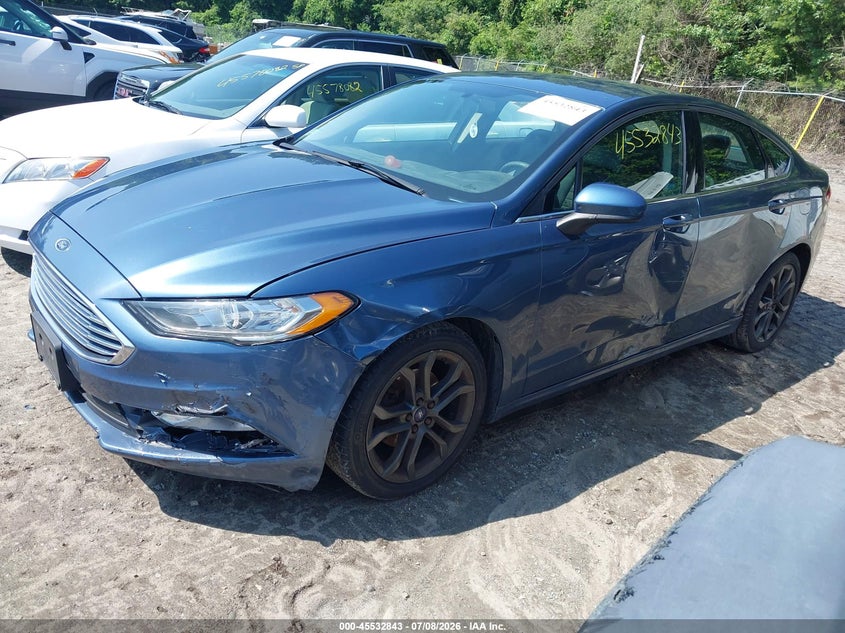2018 Ford Fusion Se 3FA6P0T95JR135076 photo 1