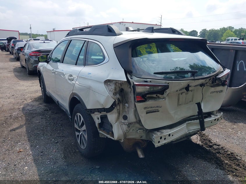 2020 SUBARU OUTBACK auction photo 3