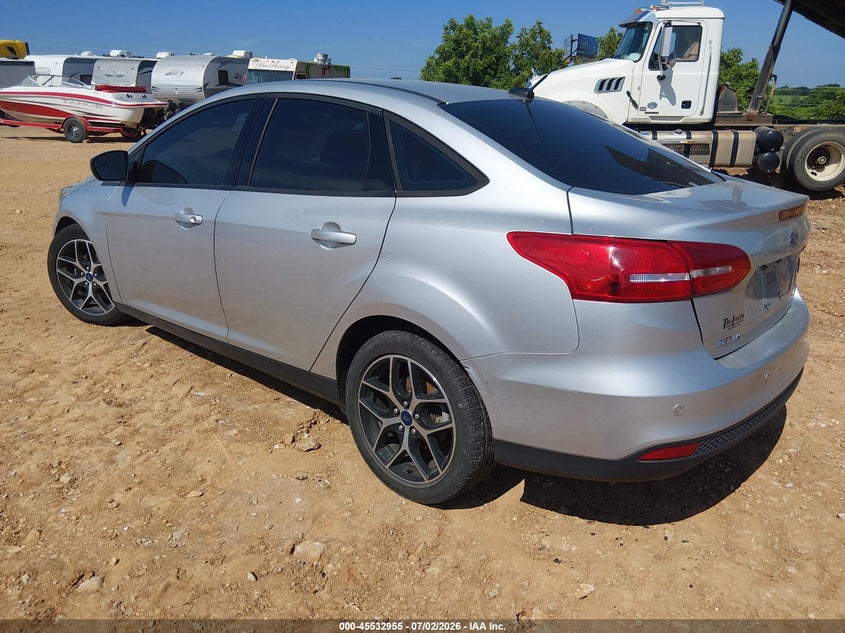 Vin: 1fadp3h27hl257970, lot: 46031199, ford focus sel 20173