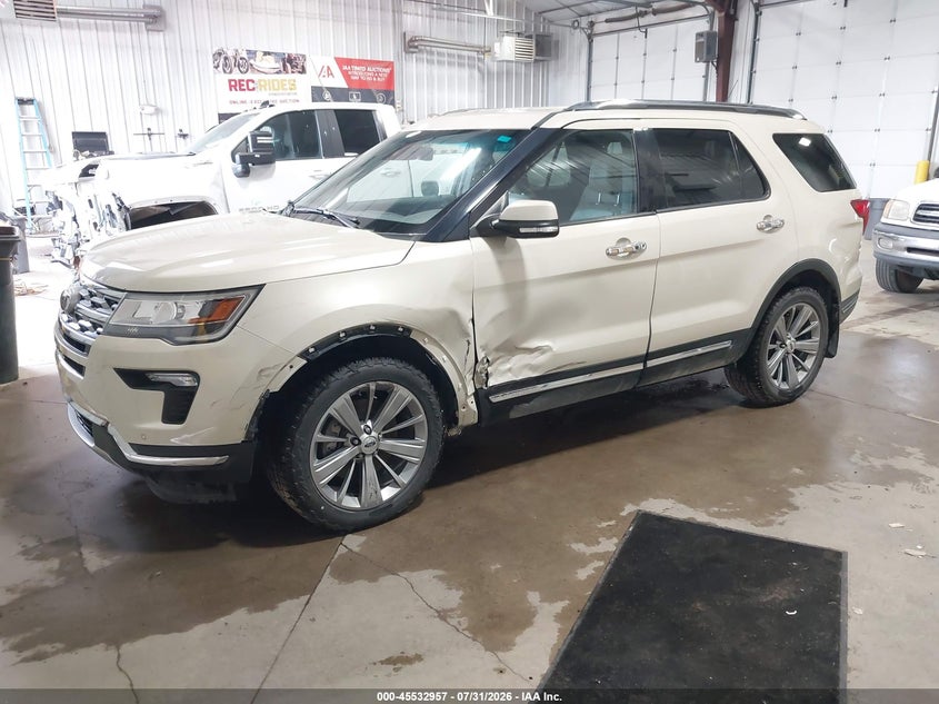 Vin: 1fm5k8f80jgb16735, lot: 46031201, ford explorer limited 20182