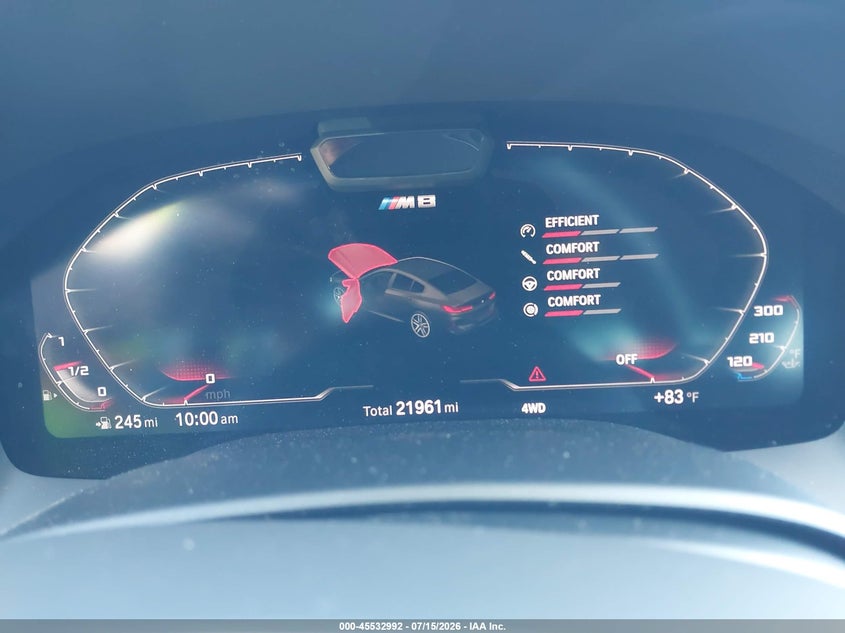 2022 BMW M8 Gran Coupe Competition VIN: WBSGV0C08NCJ05489 Lot: 45532992