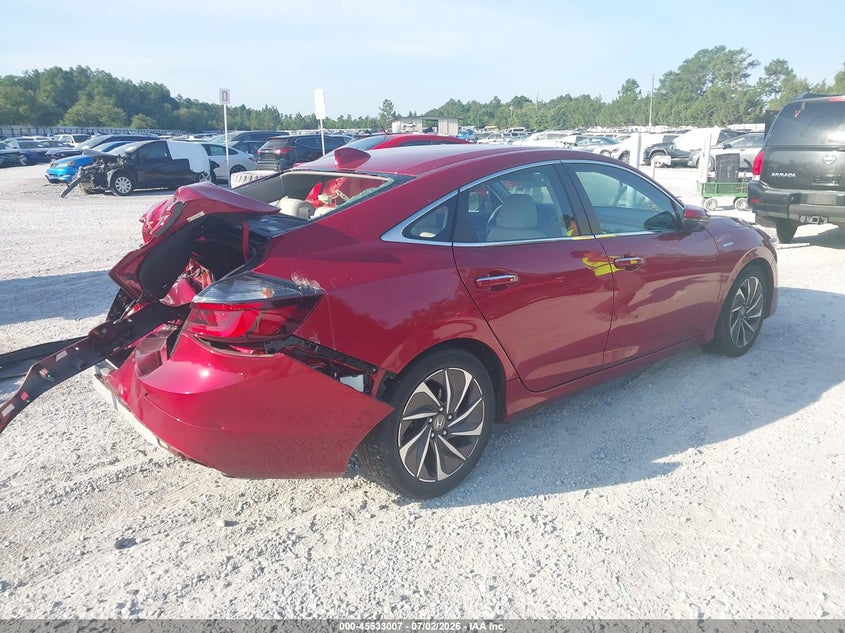 Vin: 19xze4f94ne008865, lot: 46031251, honda insight touring 20224