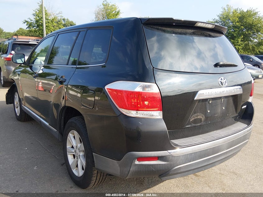 Vin: 5tdbk3eh3bs066982, lot: 46031258, toyota highlander base v6 20113