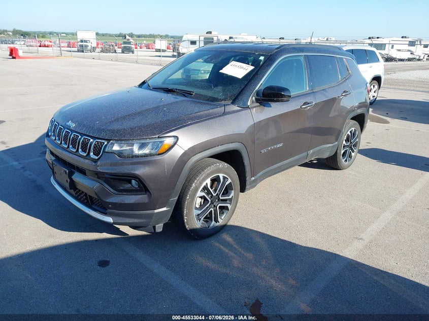 Vin: 3c4njdcn7rt602525, lot: 46031288, jeep compass limited 4x4 20242