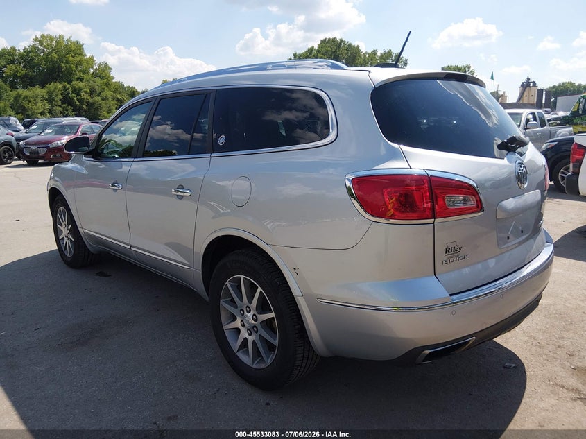 Vin: 5gakvbkd7hj343188, lot: 46031327, buick enclave leather 20173