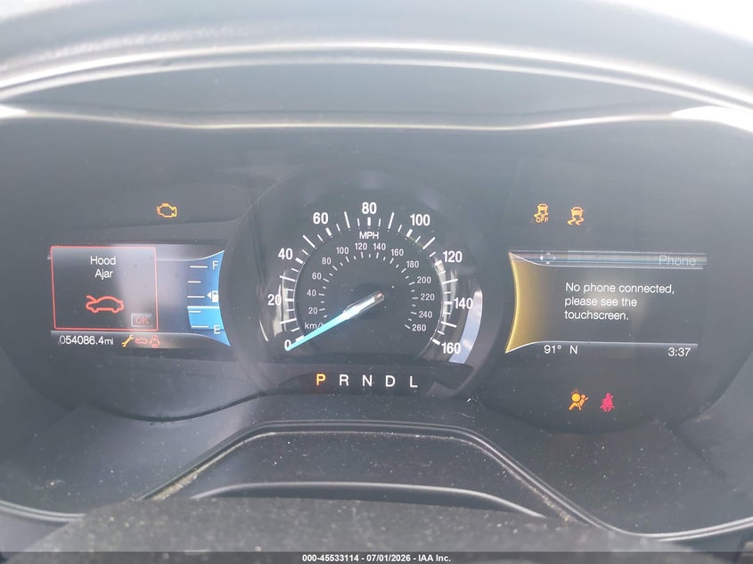 2020 FORD FUSION auction photo 7