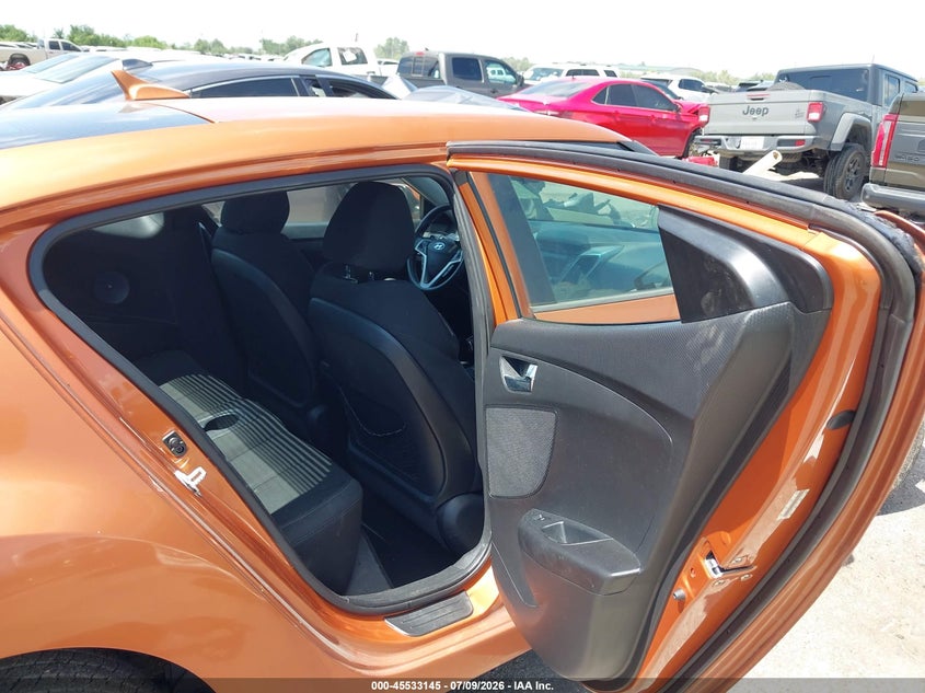 2014 Hyundai Veloster Base W/Black VIN: KMHTC6ADXEU212330 Lot: 45533145