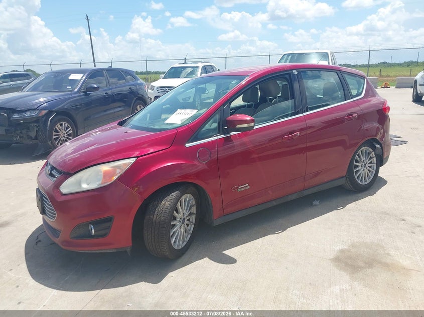 Vin: 1fadp5cu2dl556152, lot: 46031456, ford c-max energi sel 20132